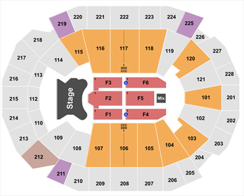 Forum Concert Seating Chart