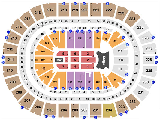 O Reilly Event Center Seating Chart
