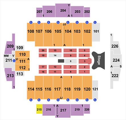 Elton John Vegas Seating Chart